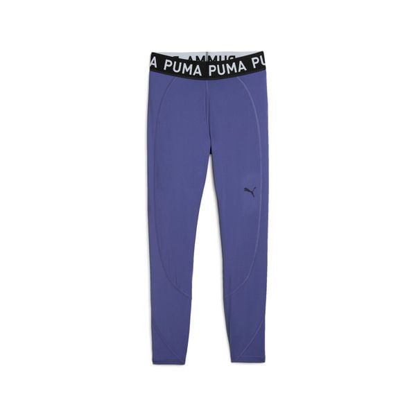 Damskie legginsy Puma Strong. Fioletowe legginsy damskie Puma, s, bez wzorów, z materiału, z podwyższonym stanem, długie, na fitness i siłownię. Za 172.50 zł.