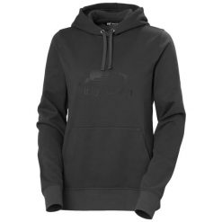 Bluza damska z kapturem Helly Hansen Nord Graphic. Brązowe bluzy damskie Helly Hansen, xs, bez wzorów, z bawełny, z kapturem. Za 385.00 zł.