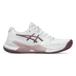 Buty do tenisa damskie Asics Gel Challenger 14. Białe obuwie sportowe damskie Asics, bez wzorów, z materiału, tenisowe. Za 706.00 zł.