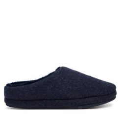 Kapcie Tommy Hilfiger. Niebieskie kapcie damskie Tommy Hilfiger, bez wzorów. Za 249.99 zł.