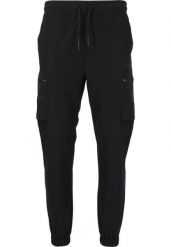 Spodnie do biegania Virtus Ayden. Czarne spodnie sportowe męskie VIRTUS, m, bez wzorów, z dresówki, do biegania. Za 264.00 zł.