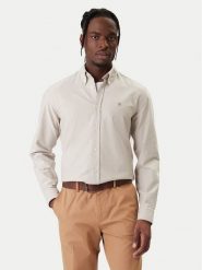 BOSS Koszula H-Liam 50555966 Beżowy Regular Fit. Brązowe koszule męskie Boss, l, bez wzorów, z bawełny, bez kołnierzyka, bez ramiączek. Za 549.99 zł.