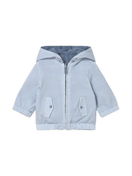 Mayoral Kurtka przejściowa 1484 Niebieski Regular Fit. Niebieskie kurtki i płaszcze dla chłopców Mayoral, bez wzorów, z bawełny, bez kaptura. Za 147.99 zł.