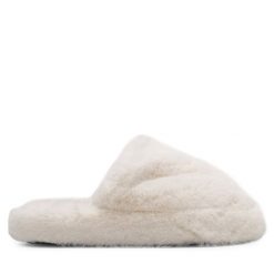 Kapcie DeeZee. Brązowe kapcie damskie DeeZee, bez wzorów. Za 79.99 zł.