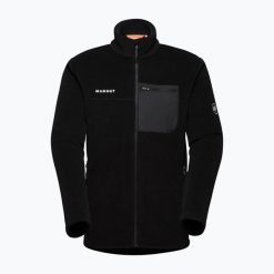 Bluza trekkingowa męska Mammut Innominata ML. Czarne bluzy męskie Mammut, m, bez wzorów, z materiału, bez kaptura. Za 819.70 zł.