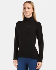 Damska bluza techniczna Kilpi MONTALE-W. Czarne bluzy damskie Kilpi, bez wzorów, z materiału, bez kaptura. Za 318.77 zł.