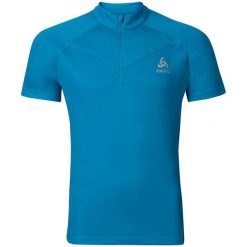 Odlo Koszulka s/s 1/2 zip VIRGO niebieska r. L (347952). T-shirty damskie marki Odlo. Za 134.12 zł.