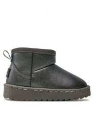 Original Marines Śniegowce DEA0021FC Srebrny. Szare buty zimowe dziewczęce Original Marines, ze skóry, bez zapięcia. Za 199.99 zł.