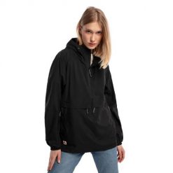 Kurtka turystyczna damska Fjällräven High Coast Lite Anorak. Czarne kurtki damskie Fjällräven, s, bez wzorów, bez kaptura. Za 757.55 zł.