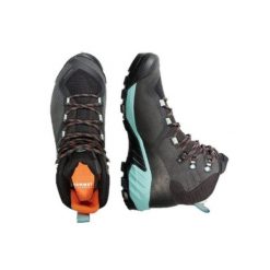 Buty trekkingowe damskie Mammut Sapuen High GTX. Czarne obuwie sportowe damskie Mammut, bez wzorów, z materiału, trekkingowe. Za 1,033.00 zł.