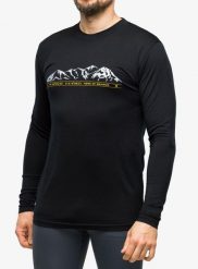 Termoaktywna bluza Sensor Merino Active PT Tee L/S. Czarne bluzy sportowe męskie Sensor, l, bez wzorów, z materiału, bez kaptura, do biegania. Za 346.49 zł.