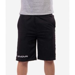 Givova Terry Band Spodenki Sportowe Czarny 3XL - Oddychające i Elastyczne. Czarne krótkie spodenki sportowe męskie Givova, m, bez wzorów, z bawełny. Za 189.99 zł.