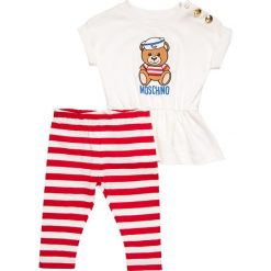 MOSCHINO BABY SET Spodnie materiałowe riga rossa. Spodenki niemowlęce MOSCHINO, z bawełny. Za 419.00 zł.