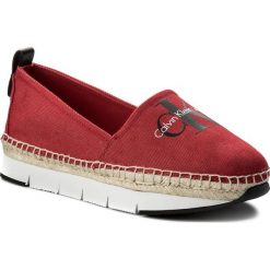 Espadryle CALVIN KLEIN JEANS - Genna R8950 Red. Czerwone espadryle damskie Calvin Klein Jeans, z jeansu. W wyprzedaży za 299.00 zł.