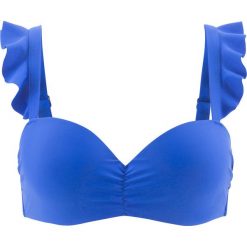 Biustonosz bikini na fiszbinach bonprix niebieski. Niebieskie bikini damskie bonprix. Za 37.99 zł.