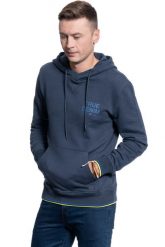 MĘSKA BLUZA Z KAPTUREM MUSTANG BENNET H HOOD PRINT 1009166 4085. Bluzy męskie Mustang, m, bez wzorów, z kapturem. W wyprzedaży za 59.99 zł.