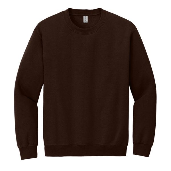 Bluza Rozpinana Z Grubej Mieszanki Dla Dorosłych Unisex. Brązowe bluzy męskie Gildan, m, bez wzorów, bez kaptura. Za 86.99 zł.