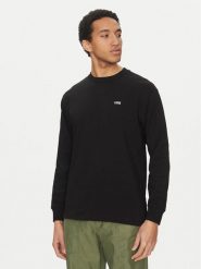 Vans Longsleeve Left Chest II VN000P1S Czarny Loose Fit. Czarne bluzki z długim rękawem męskie Vans, m, bez wzorów, z bawełny, bez kołnierzyka. Za 139.99 zł.