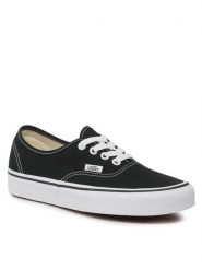 Vans Tenisówki Authentic VN000EE3BLK1 Czarny. Czarne trampki i tenisówki damskie Vans, bez wzorów, z materiału, bez zapięcia. Za 229.99 zł.