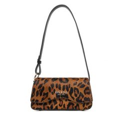 Torebka Guess. Brązowe torebki do ręki damskie Guess, z aplikacjami, klasyczne, bez dodatków. Za 539.99 zł.
