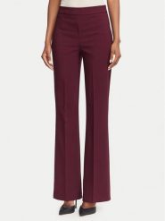 Rinascimento Spodnie materiałowe CFC0130135003 Bordowy Flare Fit. Czerwone spodnie materiałowe damskie Rinascimento, xl, bez wzorów, z materiału. Za 469.99 zł.