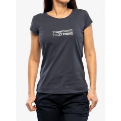 Koszulka z nadrukiem damska Ocun Classic T Organic EFC. Szare koszulki sportowe damskie Ocun, bez wzorów, bez kołnierzyka, bez ramiączek. Za 143.99 zł.