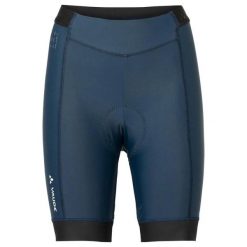 Szorty damskie VAUDE Posta. Niebieskie szorty sportowe damskie Vaude, l, bez wzorów, z elastanu, klasyczne, rowerowe. Za 408.00 zł.