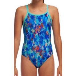 Strój kąpielowy jednoczęściowy FUNKITA Paint Press - dziewczęcy. Niebieskie stroje kąpielowe dla dziewczynek FUNKITA, bez wzorów. Za 169.00 zł.