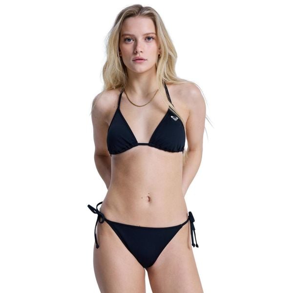 Majtki bikini wiązane z boku damskie SOLID ESSENTIALS. Szare bikini damskie Roxy, xl, bez wzorów. Za 109.99 zł.