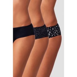 Etam - Figi North (3-Pack). Pomarańczowe figi damskie Etam, z bawełny. Za 59.90 zł.