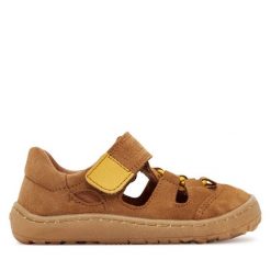 Sandały Froddo. Brązowe sandały chłopięce Froddo, bez zapięcia. Za 239.99 zł.