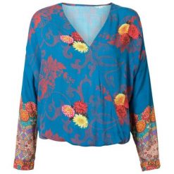 Desigual Bluzka Damska Blus Fantasio S Niebieski. Bluzki damskie marki Desigual. Za 299.00 zł.