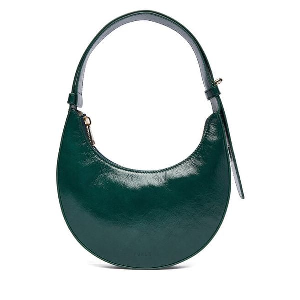 Torebka Furla. Zielone torebki do ręki damskie Furla, bez wzorów, klasyczne, bez dodatków. Za 919.99 zł.