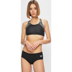Speedo - Strój kąpielowy Boom. Czarne bikini damskie Speedo, bez wzorów, z elastanu. W wyprzedaży za 159.90 zł.