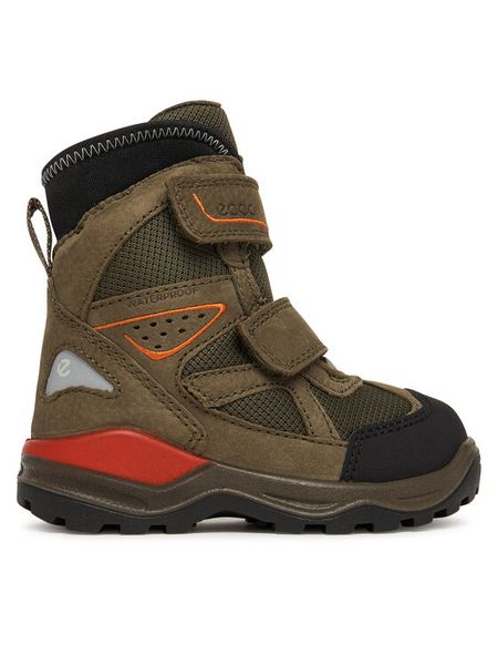 ECCO Śniegowce Snow Mountain 71032255966 Zielony. Zielone buty zimowe chłopięce ecco, bez wzorów, z nubiku, bez zapięcia. Za 409.99 zł.
