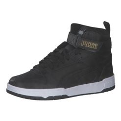 Buty do chodzenia damskie Puma Rbd Game JR. Czarne obuwie sportowe damskie Puma, bez wzorów, z materiału, trekkingowe. Za 328.00 zł.