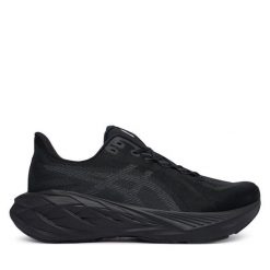 Buty do biegania Asics. Czarne buty sportowe męskie Asics, bez zapięcia, do biegania. Za 569.99 zł.