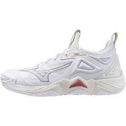 Adidasy Mizuno Wave Momentum 3, Kobiety. Białe obuwie sportowe damskie Mizuno, bez wzorów, z syntetyku, do siatkówki, mizuno wave. W wyprzedaży za 619.35 zł.