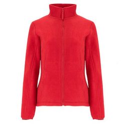 Damska Bluza Polarowa Artic Fleece Jacket. Czerwone bluzy sportowe damskie ROLY, xl, bez wzorów, z polaru, bez kaptura, trekkingowe. Za 89.99 zł.