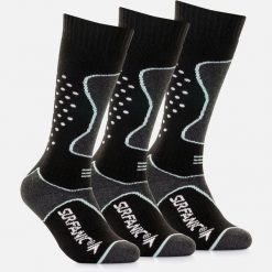 Skarpety Damskie Zimowe Narciarskie Zestaw 3 sztuk SURFANIC Pro Tech Czarne. Czarne rękawiczki damskie Surfanic, na zimę, bez wzorów, sportowe. Za 109.99 zł.