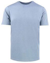Męski T-Shirt -Brave Soul- Delikatny Efekt Sprania Tkaniny - Błękit. Niebieskie t-shirty męskie Brave Soul, na lato, l, bez wzorów, z bawełny, casualowe, bez kołnierzyka. Za 59.00 zł.