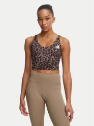 Adidas Top Workout Essentials KZ2521 Brązowy Slim Fit. Brązowe koszulki sportowe damskie Adidas, s, bez wzorów, z syntetyku, bez kołnierzyka, bez ramiączek, na fitness i siłownię. Za 149.99 zł.