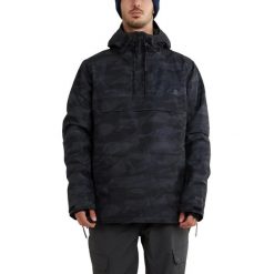 Kurtka narciarska męska Burnaby Anorak - brąz. Brązowe kurtki męskie Fundango, na zimę, m, bez wzorów, sportowe, bez kaptura. Za 669.90 zł.