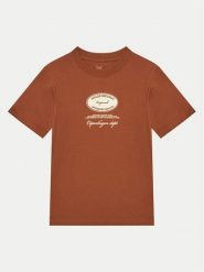 Jack & Jones Junior T-Shirt 12274895 Brązowy Relaxed Fit. Brązowe t-shirty dla chłopców Jack & Jones Junior, bez wzorów, z bawełny, bez ramiączek. Za 29.99 zł.