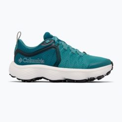 Buty turystyczne damskie Columbia Escape Thrive Titanum. Niebieskie obuwie sportowe damskie Columbia, trekkingowe. Za 449.99 zł.