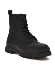 Guess Trapery Cesena FM8CEN LEA12 Czarny. Czarne śniegowce i trapery męskie Guess, ze skóry, bez zapięcia. Za 399.99 zł.