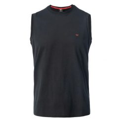 Tank top Hi-Tec Nilan II. Czarne t-shirty męskie Hi-tec, l, bez wzorów, z materiału, eleganckie, bez kołnierzyka. Za 92.70 zł.