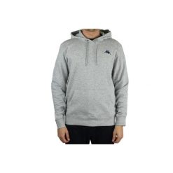 Kappa Vend Hooded, męska bluza. Szare bluzy męskie Kappa, m, bez wzorów, z bawełny, z kapturem, na fitness i siłownię. Za 99.99 zł.