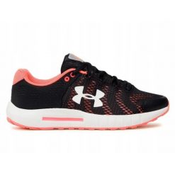 Buty do biegania damskie UNDER ARMOUR MICRO G PURSUIT siateczka. Czarne obuwie sportowe damskie Under Armour, bez wzorów, do biegania. Za 239.00 zł.