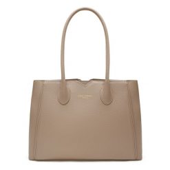 Isabel Bernard Torebka Isabel Bernard Honoré Cloe brązowoszary - skóra Torebki 1 ct Damski. Brązowe torby na ramię damskie Isabel Bernard, bez wzorów, z materiału, eleganckie, bez dodatków. Za 979.99 zł.